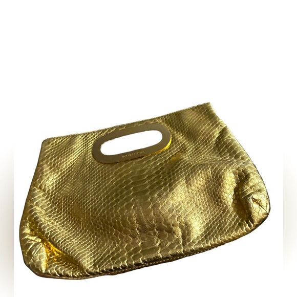 Michael by Michael Kors Leather Metallic
Python Embossed Clutch - Picture 2 of 6